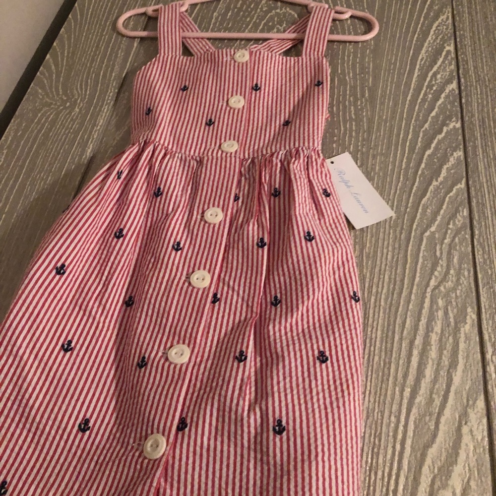 RL toddler seersucker dress
